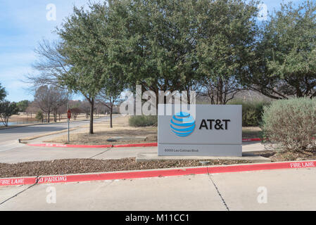 Entrance to AT T Training Campus in Irving, Texas, USA Stock Photo