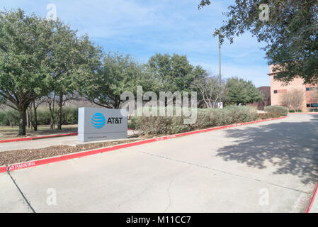 Entrance to AT T Training Campus in Irving, Texas, USA Stock Photo