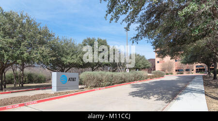 Entrance to AT T Training Campus in Irving, Texas, USA Stock Photo