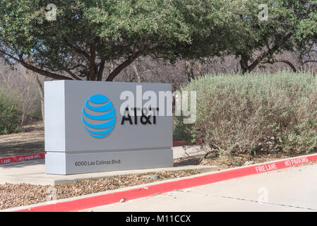 Entrance to AT T Training Campus in Irving, Texas, USA Stock Photo