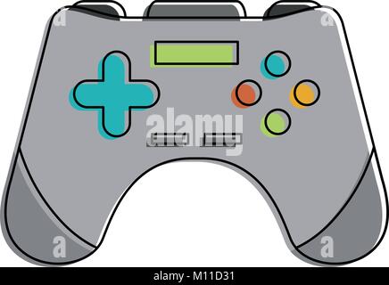 Gamepad for videogames Stock Vector