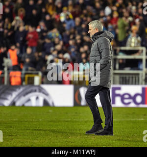 Jose Mourinho, Game moments in match 1/8 finals of the Europa League between FC 'Rostov' and 'Manchester United', 09 March 2017 in Rostov-on-Don, Russ Stock Photo