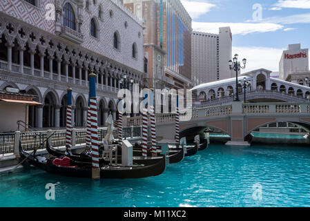 The Venetian Las Vegas, 3355 S. Las Vegas Blvd. Las Vegas, Nevada, USA. Stock Photo