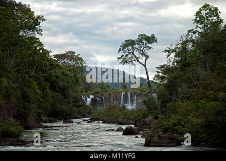 Tad Lo Waterfall - Southern Laos  Stock Photo