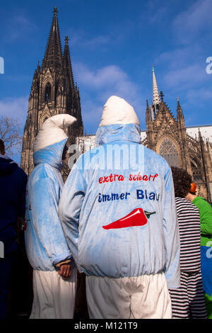 Germany, Cologne, carnival, Shrove Monday procession.  Deutschland, Koeln, Karneval, Rosenmontagszug. Stock Photo