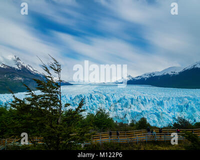 Perito Moreno glacier,region of El Calafate,province of Santa Cruz,Patagonia,Argentina Stock Photo
