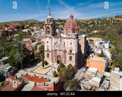 Iglesia de la Valenciana, also known as Templo de San Cayetano, Guanajuato, Mexico Stock Photo