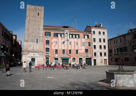 Campo Santa Margherita, Dorsoduro, Venice, Italy. Stock Photo