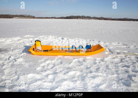 Manual ice auger hi-res stock photography and images - Alamy