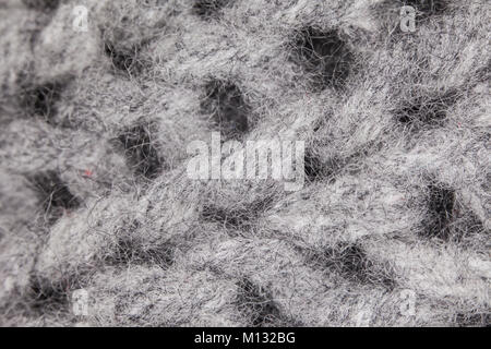 closeup on gray threads, background Stock Photo
