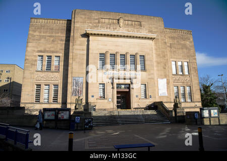 Huddersfield Library and Art  Gallery, Princess Alexandra Walk, Huddersfield, Kirklees Stock Photo