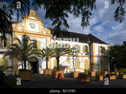 France, Reunion island, Saint Pierre, the town hall, former building of the East India Company Stock Photo