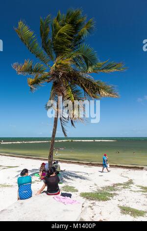 Cuba, Villa Clara province, Caibarien, the beach Stock Photo