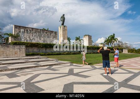 Cuba, Province of Santa Clara, Santa Clara, Monument to Ernesto Guevara, Che, statue of Che Guevara Stock Photo