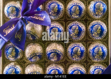 Austria, Salzburgerland, Salzburg, Mozartkugeln, Mozart Ball candy Stock Photo