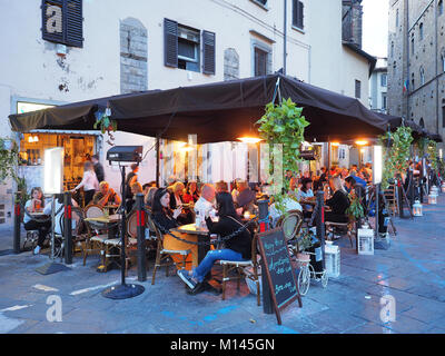 Europe,Italy,Tuscany,Florence,Restaurant,dining room,bar in old town centre Stock Photo