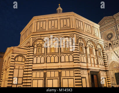 Europe,Italy,Tuscany,Florence,Baptistery of San Giovanni,in Duomo Square Stock Photo