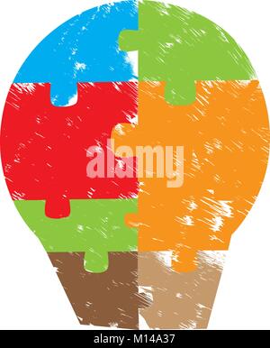 Light bulb icon Stock Vector