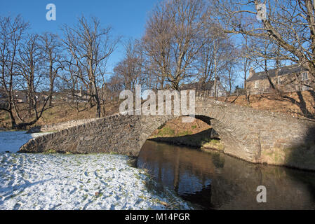 The Old Bridge over the River Isla in the Moray Village of Keith in