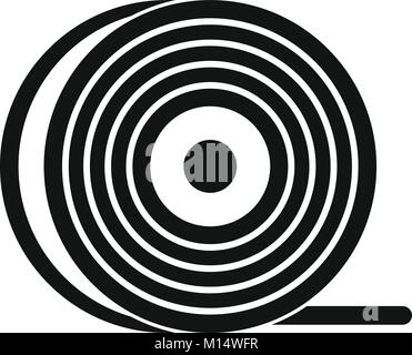 Abs or pla filament coil icon simple Stock Vector