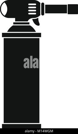 Gas cylinder icon simple Stock Vector
