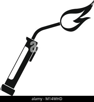 Welding torch icon, simple black style Stock Vector Image & Art - Alamy