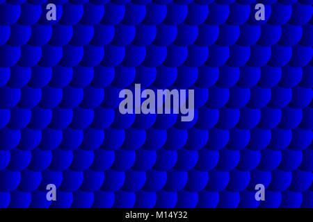 Fish scale pattern, Simple circular background - blue - vector circle pattern Stock Vector