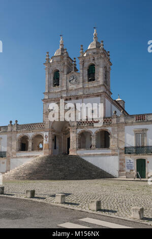 Our Lady of Nazaré, Santuário de Nossa Senhora da Nazaré, Church in O Sitio. Stock Photo