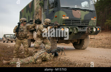 Soldiers Assigned To 1st Battalion, 18th Infantry Regiment, 2nd Stock ...