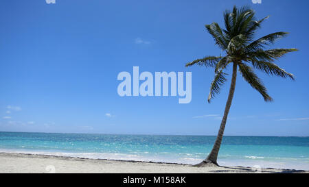 Day on a Dominican Republican beach Stock Photo
