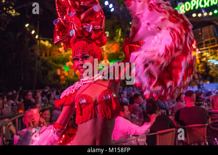 Caberet Tropicana performance in Havana, Cuba Stock Photo