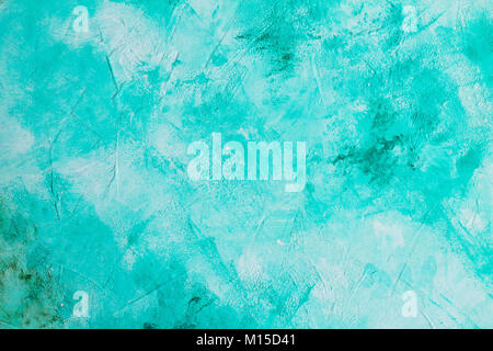 Slate or stone kitchen table turquoise. Culinary background. Flat lay. Top view. Stock Photo