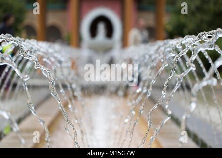 Fountain in garden Stock Photo