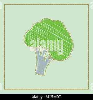 Vector hand-drawn illustration collection of vegetables on dark background in cartoon or decorative embroidery style. Design best for posters, banners Stock Vector