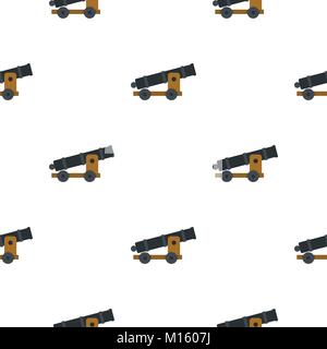 Cannon pattern seamless Stock Vector