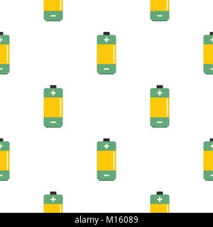 AA Alkaline battery pattern seamless Stock Vector