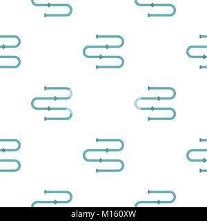 Modern bathroom towel dryer pattern seamless Stock Vector