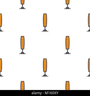 Ceramic heater pattern seamless Stock Vector