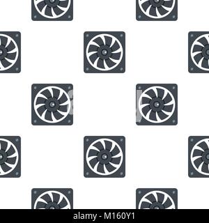 Computer power supply fan pattern seamless Stock Vector