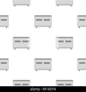 White heating convector pattern seamless Stock Vector