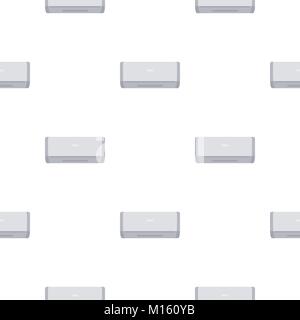 White air conditioner machine pattern seamless Stock Vector