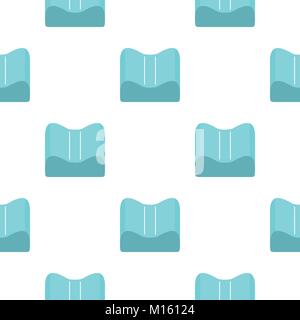 Orthopedic pillow pattern seamless Stock Vector