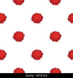 Atomic explosion pattern seamless Stock Vector