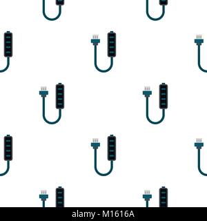 Charger pattern seamless Stock Vector