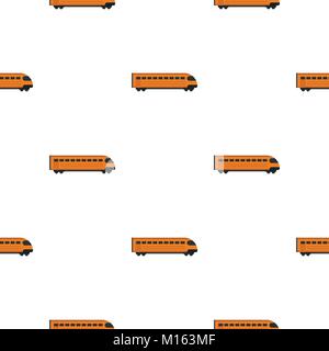 Train pattern flat Stock Vector