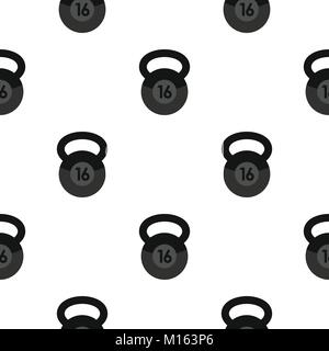 Weight pattern flat Stock Vector