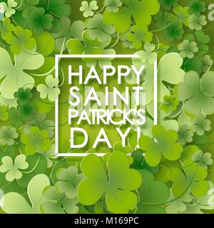St Patricks Day background. Stock Vector
