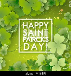 St Patricks Day background. Stock Vector