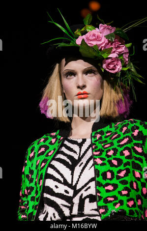 British designer Ashish catwalk at London Fashion Week summer spring ...