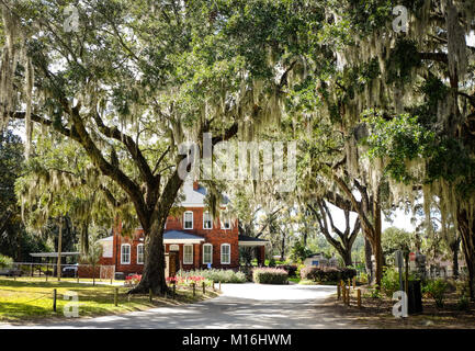 SAVANNAH, GEORGIA, USA - OCTOBER 31, 2017: Historic Bonaventure Cemetery in Savannah Georgia USA Stock Photo